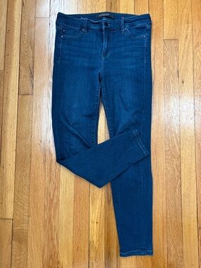 Liverpool Abby Indigo Skinny Jeans denim dynasty dark blue wash size 6 / 28